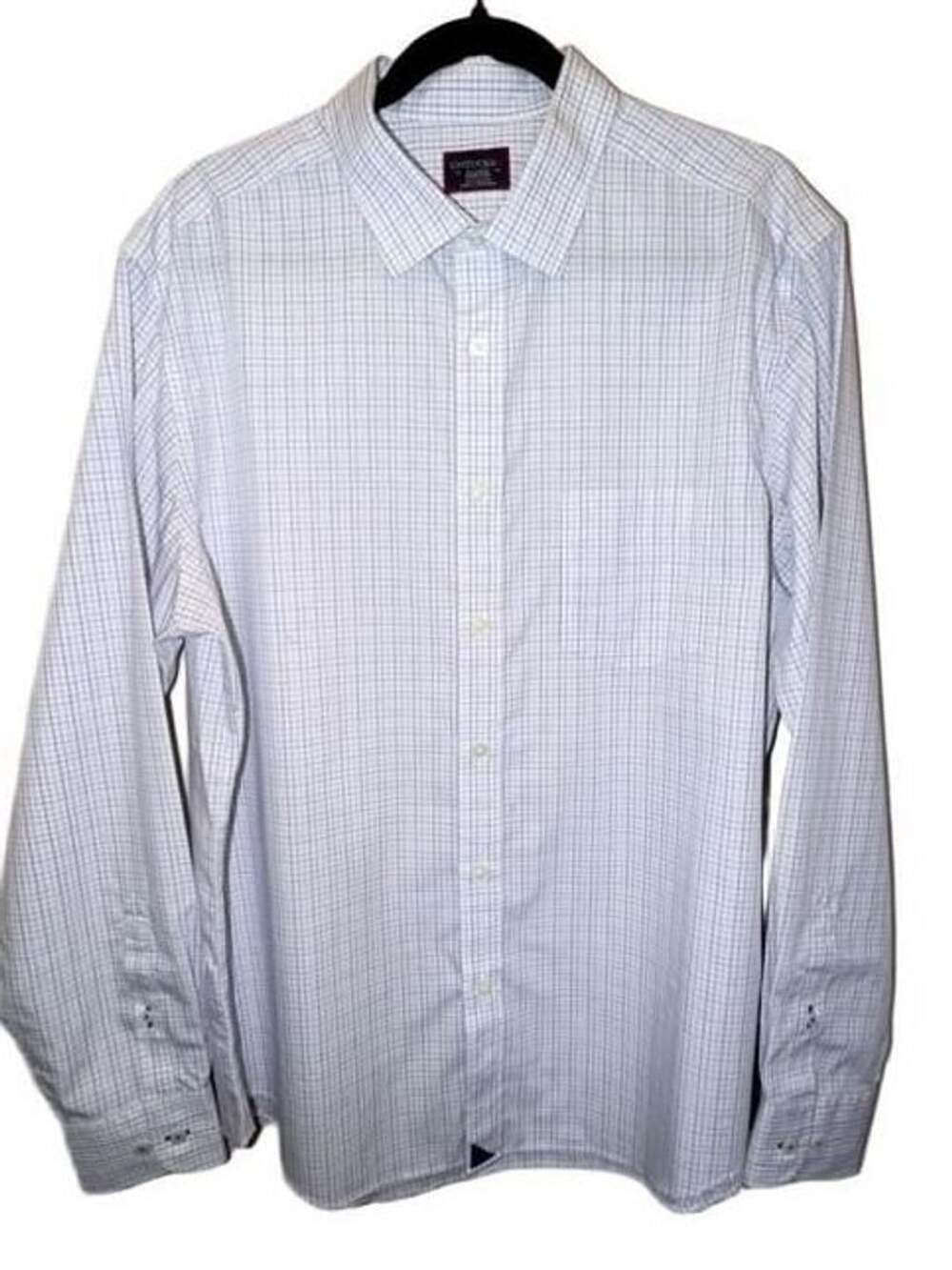 UNTUCKit Men's Long Sleeve Plaid Check Button Down Shirt